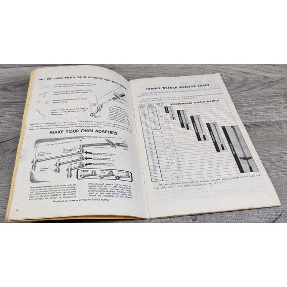 VINTAGE ENGINE TORQUE SPECIFICATIONS 1963 CARS TRUCKS BOATS TRACTORS STURTEVANT - Picture 7 of 7